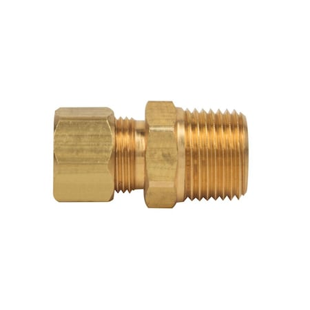 Thrifco Plumbing No. 68-C 3/8 Inch x 3/8 Inch Lead-Free Brass Compression MIP Adapt 4401091